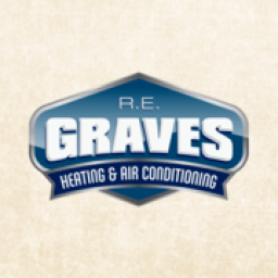 R E Graves Heating & Air Conditioning logo
