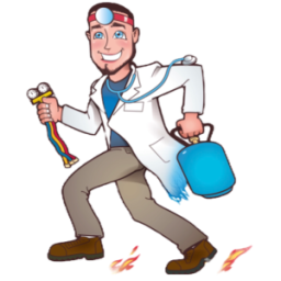 Dr. P's HVAC Heating & Air Conditioning logo