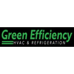 Green efficiency hvac and refrigeration logo