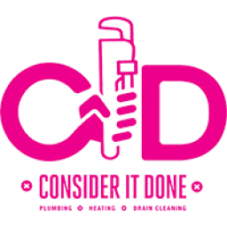 Consider It Done Plumbing, Water Heaters, and Drain Cleaning logo