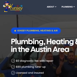 Kinsey Plumbing, Heating and Air logo