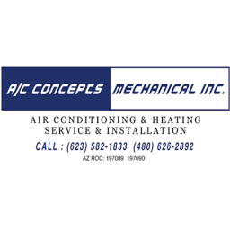 A C Concepts Mechanical Inc. Mesa logo