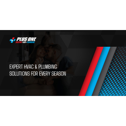 Plus One Heating and Air logo