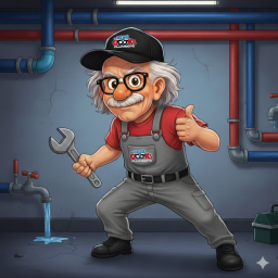The Leak Geeks Plumbers logo