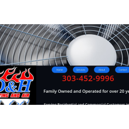 D&H Heating And Air logo