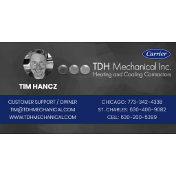TDH Mechanical, Heating and Cooling Contractors - St. Charles, IL logo