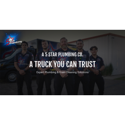 A 5 Star Plumbing Co logo