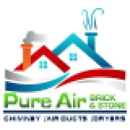 Pure air and brick stone logo