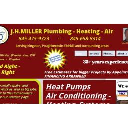 J H Miller Plumbing & Heating logo