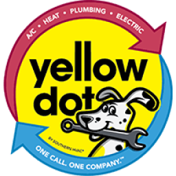 Yellow Dot Heating & Air Conditioning logo