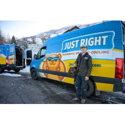 Just Right Plumbing, Heating, & Cooling logo